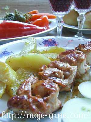 raznjici od rolovane piletine