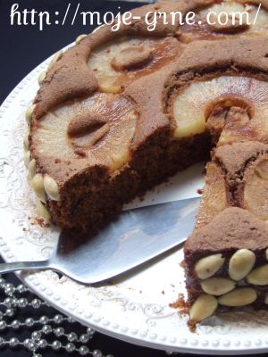 čoko ananas kolač sa bademom66 čoko ananas kolač sa bademom