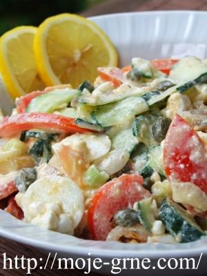 salata sa ovčjim sirom salata sa ovčjim sirom