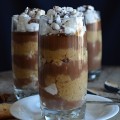 Musli krem desert sa bananom i cokoladom