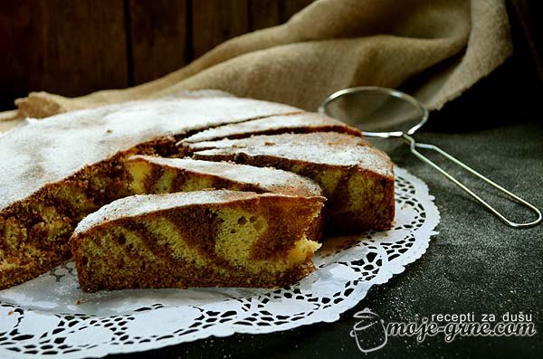 Zebra kolač - Lorraine Pascale / Zebra Cake