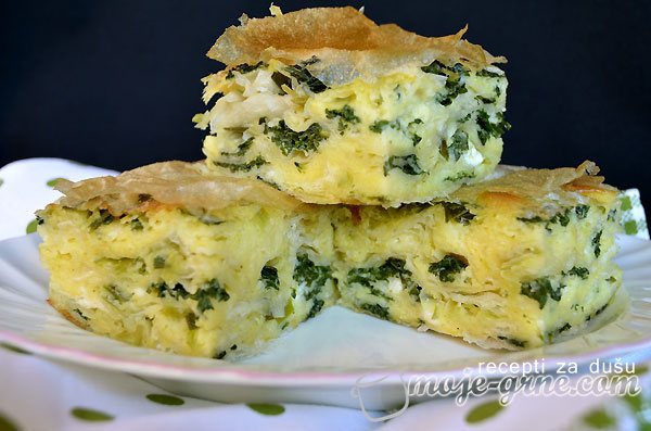 Pita sa kejlom i sirom - Kale & Cheese Pie