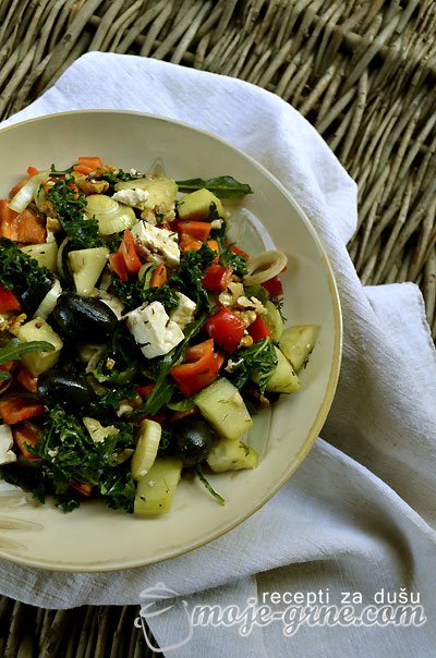 Salata od kejla - Kale salad