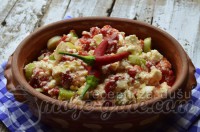 Salata sa pečenim paprikama