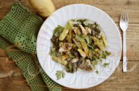 Lisnati kelj sa skušom i mladom boranijom