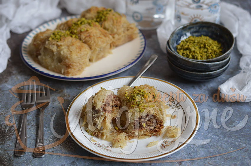 Kadaif rolnice sa bademom