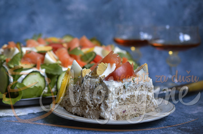 "Smörgåstårta" - Švedska slana torta