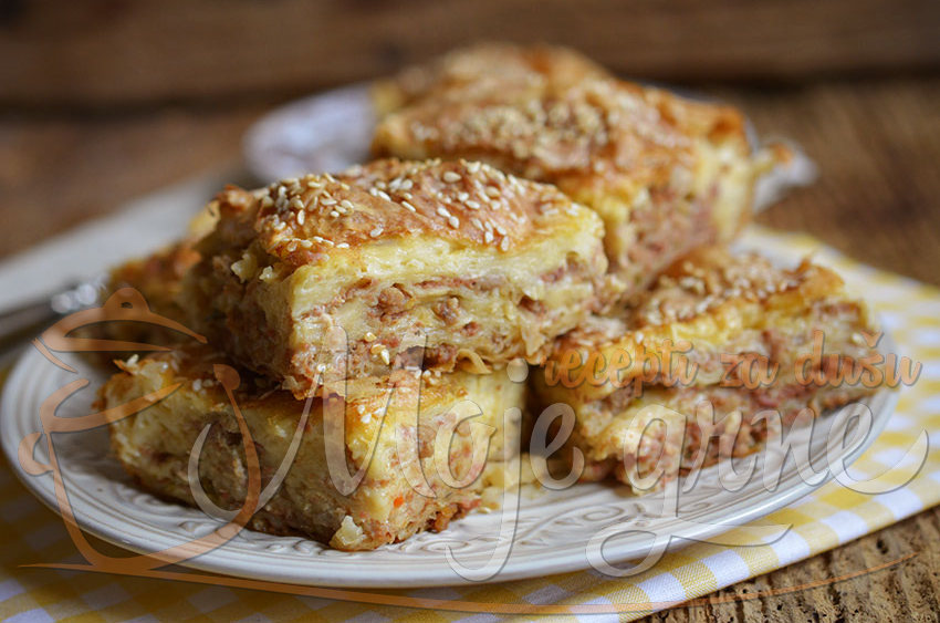 Zalivena pita sa mesom